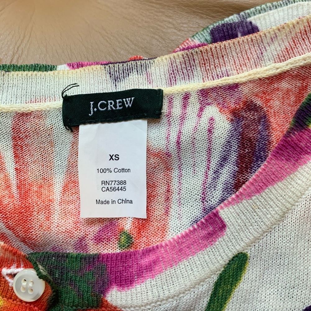 Floral J.Crew cardigan - perfect for spring/summer